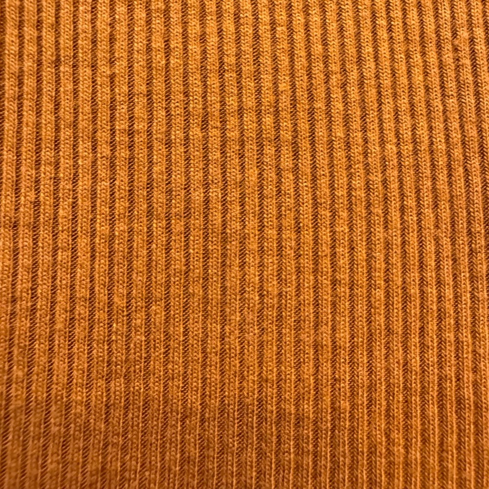 Fashion Nova Rust Ribbed Knit Button Down Short Sleeve Bodycon Midi Dress Sz S - Picture 11 of 12